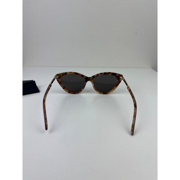 YSL Saint Laurent Eyewear Sunglasses Cat Eye SL M81 Dark Tortoise Grey NEW - Picture 6 of 9
